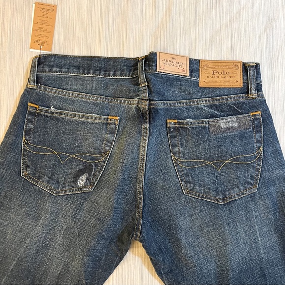 Ralph Lauren Varick Slim Straight Rope Dyed Jeans - Picture 13 of 16